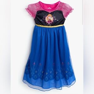 Disney Frozen Pink and Black Glitter Dress